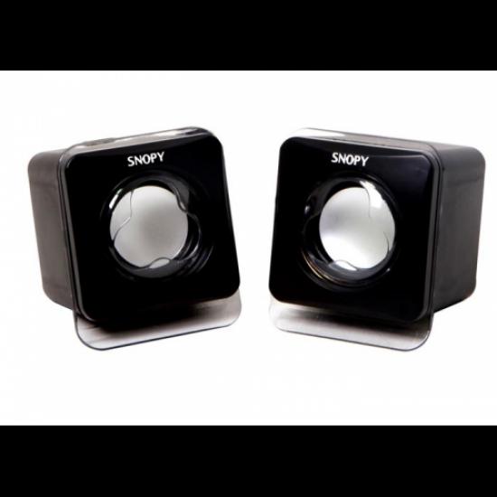 SNOPY SN-121, 6W, 1+1, Masaüstü, USB, Speaker, (Siyah)