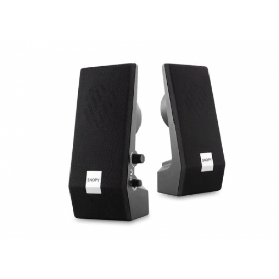 SNOPY SN-611, 6W, 1+1, Masaüstü Speaker, AC 220V (Siyah)