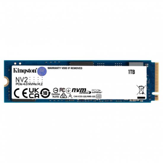 KINGSTON SNV2S/1000G, NV2, 1TB, 3500/2100, Gen4, NVME PCIe M.2, SSD