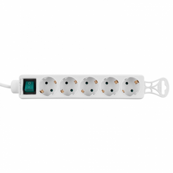 S-LINK SPG-F05, 5 Soket, Akım Korumalı Priz, 1.5Mt Kablo, 306 Joule (Beyaz)