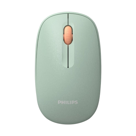 PHILIPS SPK7318E, Yeşil, USB Nano 2,4Gh Kablosuz, 1600dpi, Optic, Sessiz Click, 3 Tuşlu, Mouse