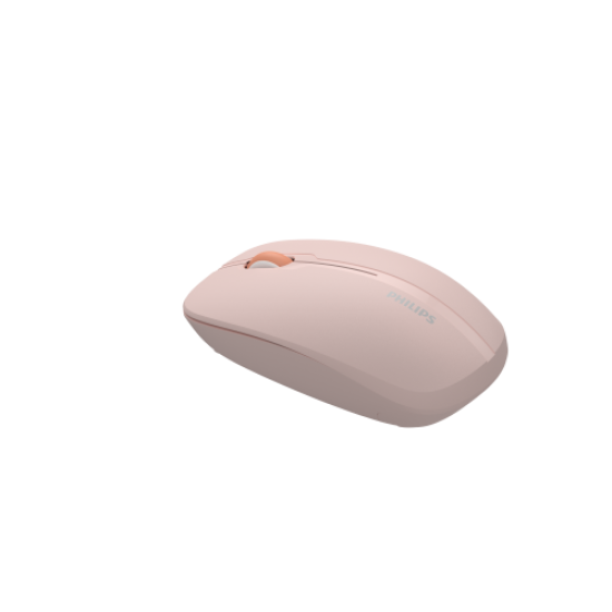 PHILIPS SPK7418P, Pembe, USB Nano 2,4Gh ve Bluetooth Kablosuz, 1600dpi, Optic, 3 Tuşlu Mouse