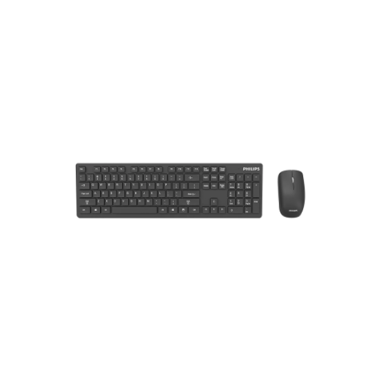 PHILIPS SPT6602B/62, C602, Siyah, Kablosuz, Türkçe Q, M.Medya, Klavye Mouse Set