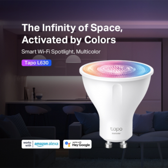 TP-LINK Tapo L630 Wi-Fi Çok Renkli Akıllı Spot Lamba