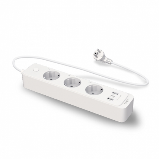 TP-LINK Tapo P300 Wi-Fi Akıllı 3lü Priz 1.5m, 1xUSB-A, 1xUSB-C port