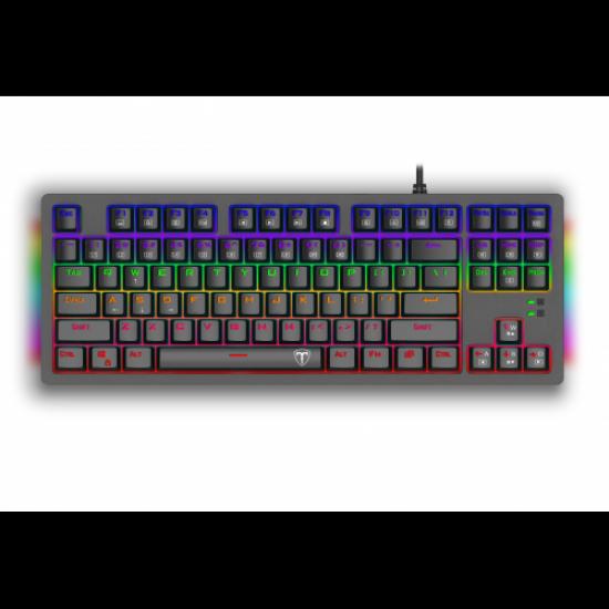 T-DAGGER BALI, T-TGK311, USB Kablolu, Türkçe Q,  Rainbow RGB, Mechanical, Blue Switch, Gaming Klavye (Powered By REDRAGON)