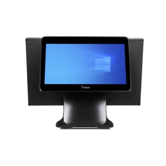 Tiwox TP-7610-D, Intel i7 10.Nesil, 18.5’’ Ekran,  8GB Ram, 128GB M.2 SSD, Endüstriyel, Dokunmatik Pos PC (çift ekran)