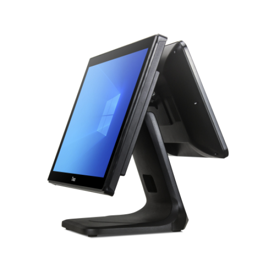 Tiwox TP-7650-D, Intel i7 5.Nesil, 18.5’’ Ekran,  8GB Ram, 128GB M.2 SSD, Endüstriyel, Dokunmatik Pos PC (çift ekran)