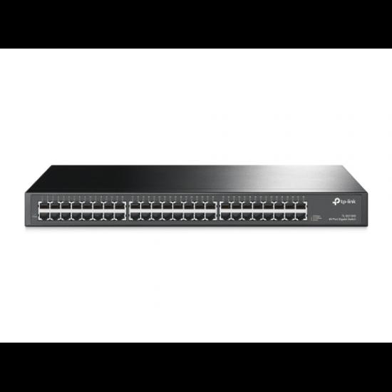 TP-LINK TL-SG1048, 48 Port, GigaBit, Yönetilemez, Metal Kasa, Rackmount Switch