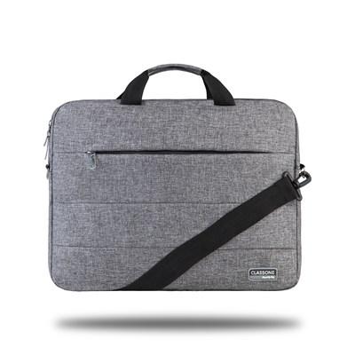 Classone Romeo Serisi WTXpro Su Geçirmez Kumaş  TL2004 15.6 inch Uyumlu Notebook Çantası – Gri