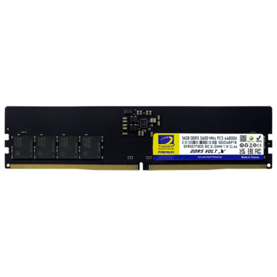 TwinMOS TMD516GB5600U46WO, VoltX, 16GB, DDR5,  5600MHz, CL46, 1.1V Desktop Ram