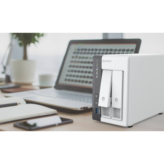 QNAP TurboNAS TS-216-G, 4Gb Ram, 2xYuvalı, Tower NAS