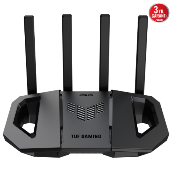 ASUS TUF-BE3600, BE3600, 4 Port, 3600Mbps, Dual Band, WİFİ 7, AiMesh, AiProtection Pro, GAMING Extendable Router ASUS TUF-BE3600, BE3600, 4 Port, 3600Mbps, Dual Band, WİFİ 7, AiMesh, AiProtection Pro, GAMING Extendable Router