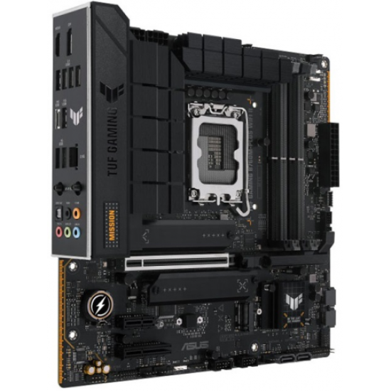 ASUS TUF GAMING B760M-PLUS WIFI II, 4xDDR5, 3x M.2, HDMI, DP, Type-C, Wi-Fi 6, Bluetooth v5.3, 12-13.14.Nesil, LGA1700 Soket, GAMING Anakart