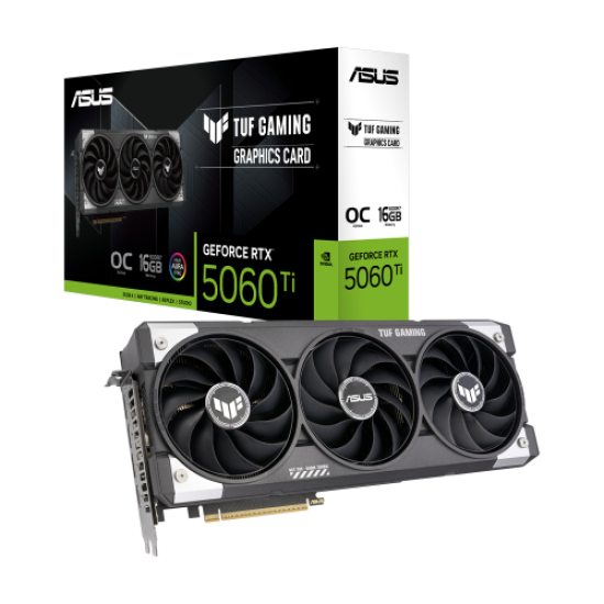 ASUS TUF-RTX5060TI-O16G-GAMING, 16Gb, 128Bit, GDDR7, 1xHDMI, 3xDP GAMING Ekran Kartı