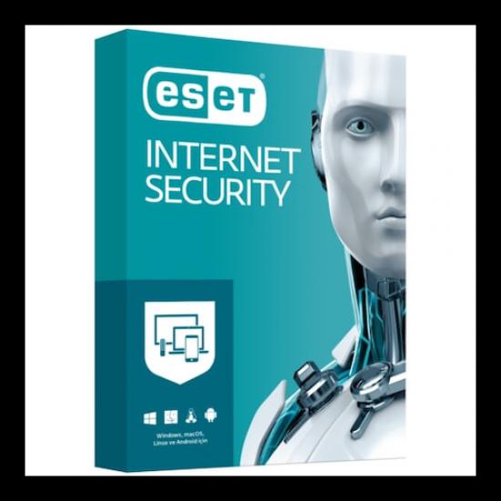 ESET INTERNET SECURITY 3 Kullanıcı, 1 YIL, Kutulu Ürün