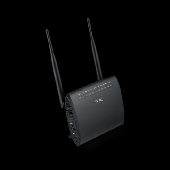 ZyXEL VMG3312-T20A, 4 Port, 2.4Ghz Wifi, 300Mbps, 2xAnten, VDSL2, ADSL2+ MODEM
