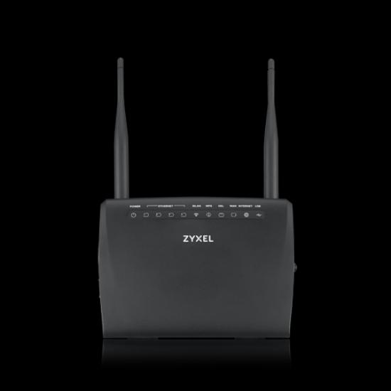 ZyXEL VMG3312-T20A, 4 Port, 2.4Ghz Wifi, 300Mbps, 2xAnten, VDSL2, ADSL2+ MODEM