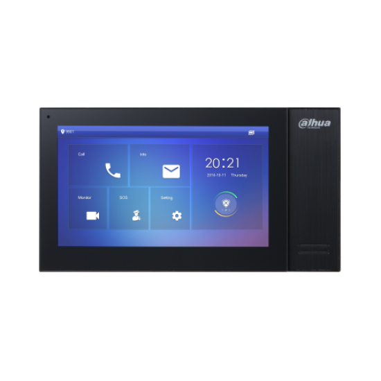 DAHUA VTH2421FB-P, 7 inç Dijital İç Mekan Monitörü.  Lan, İki Yönlü Ses,  Dokunmatik Panel