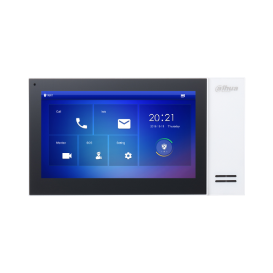 DAHUA VTH2421FW-P, 7 inç Dijital İç Mekan Monitörü.  Lan, İki Yönlü Ses,  Dokunmatik Panel