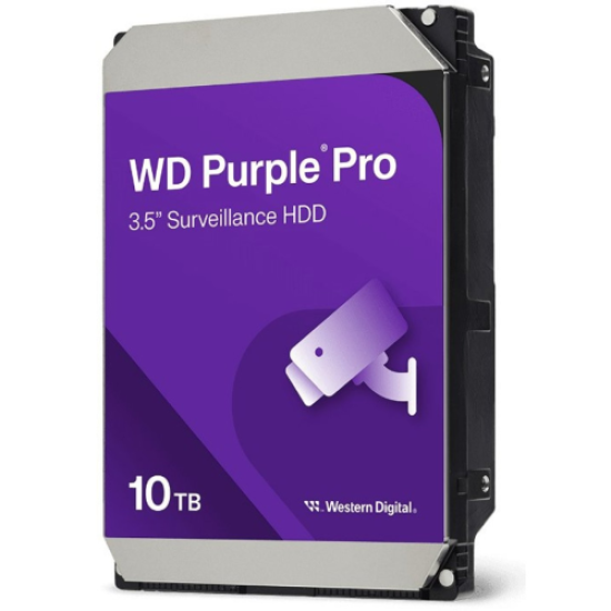 WD PURPLE WD102PURP 3,5’’ 10TB 256mb, 7200 Rpm,  7/24 Güvenlik HDD (Türkiye Distribütörü Garantili)