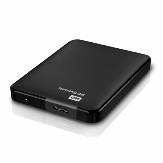 WD WDBU6Y0020BBK-WESN, Elements, 2TB, 2.5’’, USB3.0, Taşınabilir, Harici HDD, Siyah