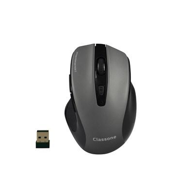 Classone WL600 Serisi Kablosuz Mouse 1600 DPI -Siyah/Gri