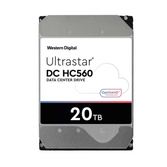 WD ULTRASTAR, WUH722020BLE6L4, 3.5’’, 20TB, 512Mb, 7200 Rpm, 7/24 Enterprise, DATA CENTER-GÜVENLİK-NAS-SERVER, HDD (DC HC560) (0F38785)