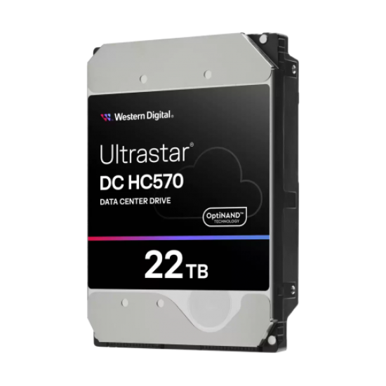WD ULTRASTAR, WUH722222ALE6L4, 3.5’’, 22TB, 512Mb, 7200 Rpm, 7/24 Enterprise, DATA CENTER-GÜVENLİK-NAS-SERVER, HDD (DC HC570) (0F48155) (Türkiye Distribütörü Garantili)