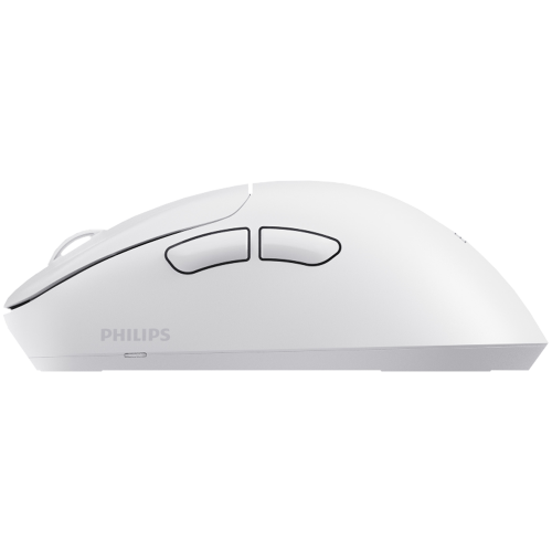 PHILIPS SPK9418W, EVNIA, Beyaz, USB Nano 2,4Gh ve Bluetooth Kablosuz, 12.000dpi, Optic, 6 Programlanabilir Buton, Şarj Edilebilir, GAMING Mouse