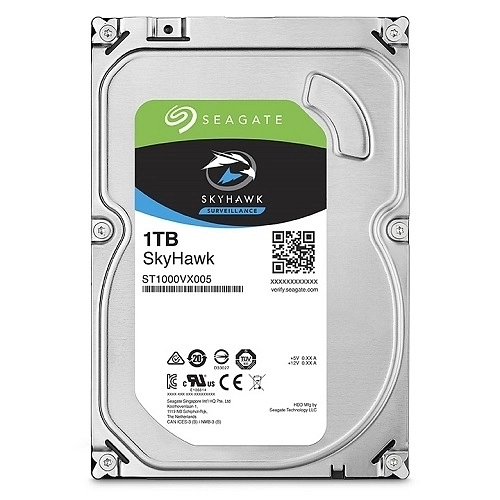 SEAGATE SKYHAWK, ST1000VX005, 3.5’’, 1TB, 64Mb, 5900Rpm, Güvenlik, HDD