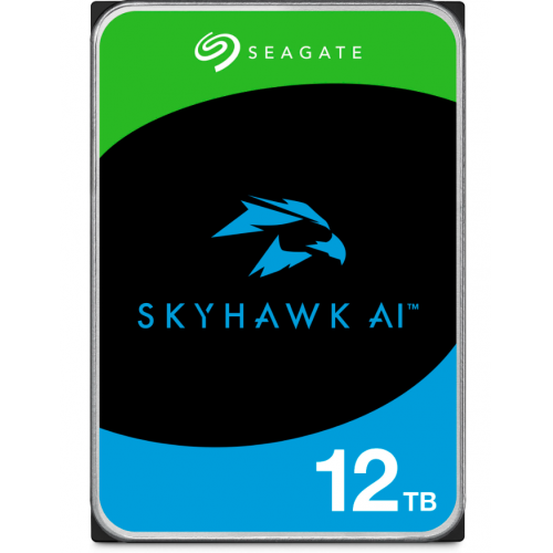 SEAGATE SKYHAWK AI, ST12000VE001, 3.5’’, 12TB, 256Mb, 7200Rpm, Güvenlik, HDD