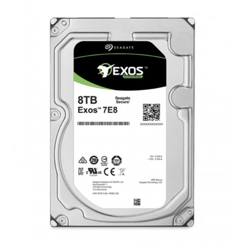 SEAGATE EXOS, ST8000NM000A, 3.5’’, 8TB, 256Mb, 7200 Rpm, 7/24 Enterprise, DATA CENTER-GÜVENLİK-NAS-SERVER, HDD