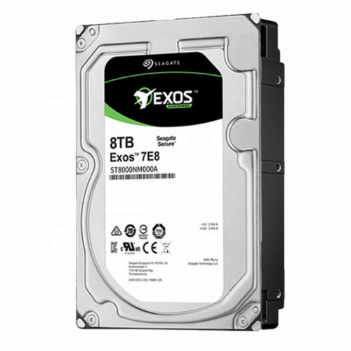 SEAGATE EXOS, ST8000NM000A, 3.5’’, 8TB, 256Mb, 7200 Rpm, 7/24 Enterprise, DATA CENTER-GÜVENLİK-NAS-SERVER, HDD