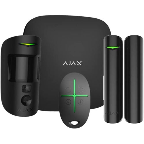 AJAX  StarterKit Cam, Kablosuz, Alarm Kiti, SİYAH