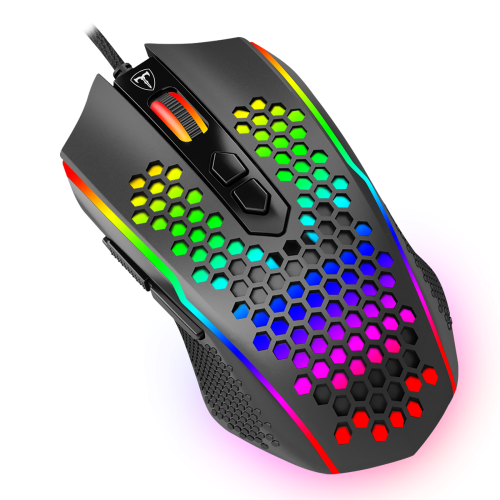 T-DAGGER T-TGM310-LIT, Imperial Lite, RGB Backlight, 8 Programlanabilir Buton, USB Kablolu, 10.00DPI, Gaming Mouse