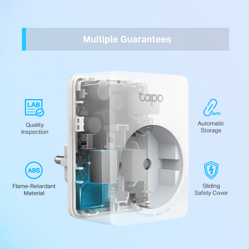 TP-LINK Tapo P100 Wi-Fi Mini Akıllı Priz (Dörtlü)