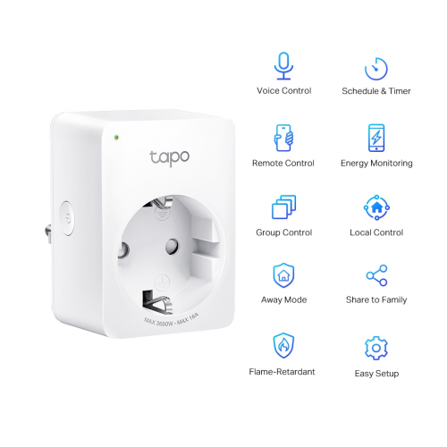 TP-LINK Tapo P110 Wi-Fi Mini Akıllı Priz (İkili)