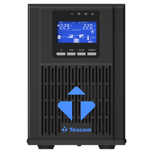 TESCOM NeoLine 1000, 1 KVA Online 1F/1F UPS,  (900040313) (2x7A Akü)