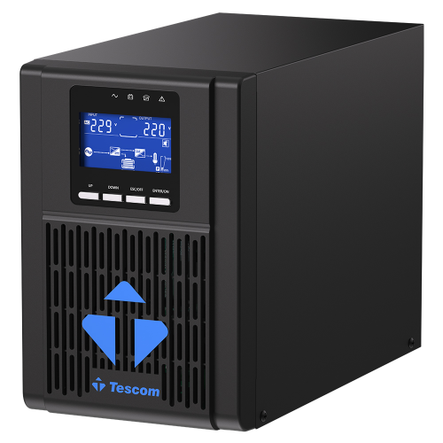 TESCOM NeoLine 1000, 1 KVA Online 1F/1F UPS,  (900040313) (2x7A Akü)