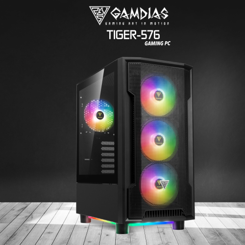 TIGER-576, RYZEN 5 7600, 16Gb DDR5 Ram, 500Gb NVMe SSD, 8Gb GDDR5 RX580 Ekran Kartı, 750W Kasa, Free Dos GAMING TAVSİYESİ