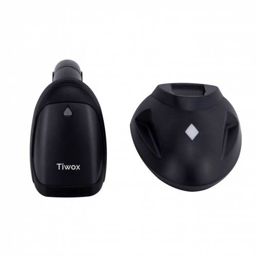 Tiwox VSW-121, EL Tipi, Laser, 1D, Kablosuz,  Barkod Okuyucu (Cradle+Batarya ile birlikte)