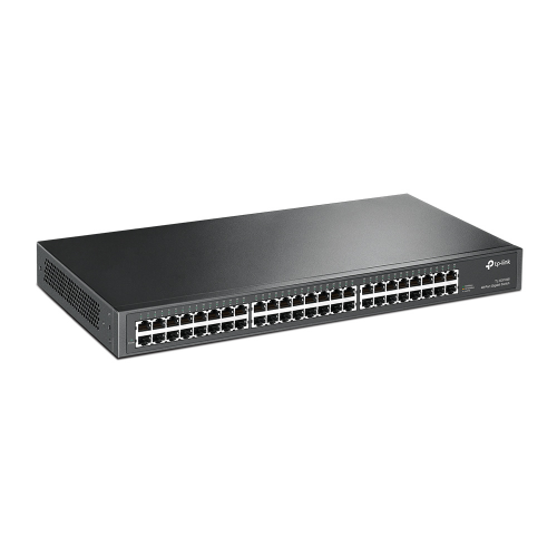 TP-LINK TL-SG1048, 48 Port, GigaBit, Yönetilemez, Metal Kasa, Rackmount Switch