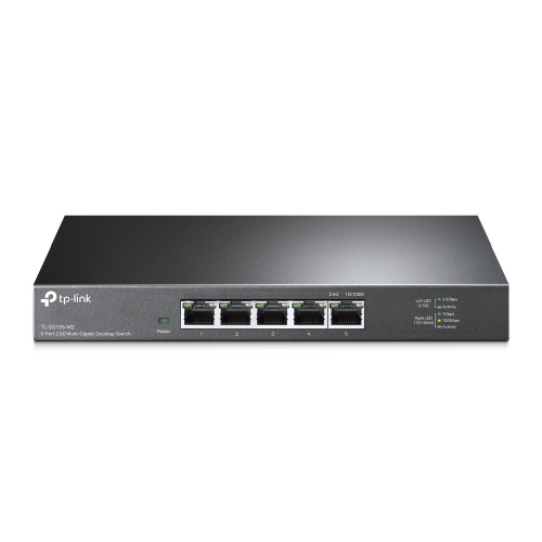 TP-LINK TL-SG105-M2, 5 Port, 2,5Gbps, Multi-GigaBit, Yönetilemez, Metal Kasa, Masaüstü Switch