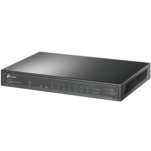TP-LINK TL-SG1210P, 8 Port, Gigabit, PoE 63W, 1 Port SFP, Yönetilemez, Metal Kasa, Masaüstü Switch