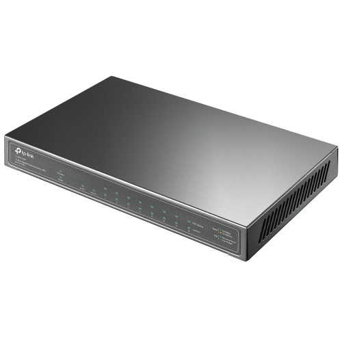 TP-LINK TL-SG1210P, 8 Port, Gigabit, PoE 63W, 1 Port SFP, Yönetilemez, Metal Kasa, Masaüstü Switch