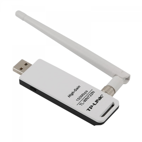 TP-LINK TL-WN722N, 150Mbp, 2.4Ghz, 4dBi Anten, USB2.0, WIRELESS ETHERNET