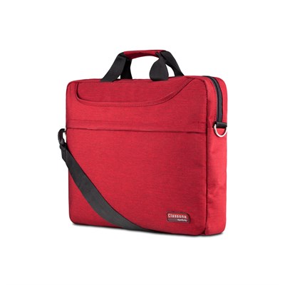 Classone TL2565 Top Loading Large Serisi WTXpro Su Geçirmez Kumaş 15,6 inch Notebook El Çantası – Bordo