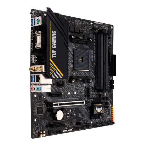 ASUS TUF GAMING A520M-PLUS WIFI, 4xDDR4, M.2, D-SUB, HDMI, DP, Wi-Fi 5, Bluetooth v5.0, AM4 Soket Anakart