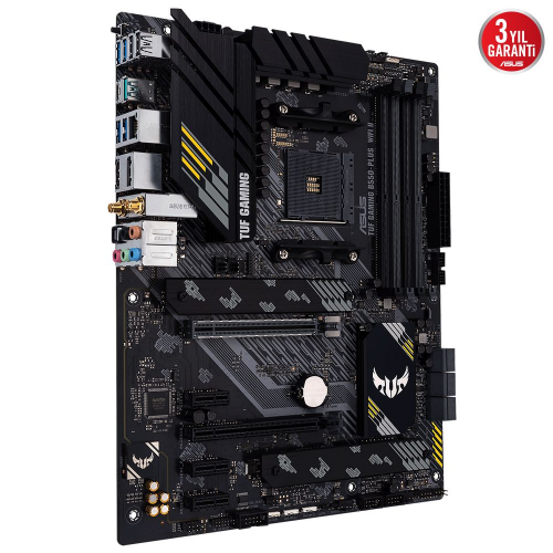 ASUS TUF GAMING B550-PLUS WIFI II, 4xDDR4, 2x M2, HDMI, DP, Type-C, Wi-Fi 6, Bluetooth v5.2, AM4 Soket Anakart